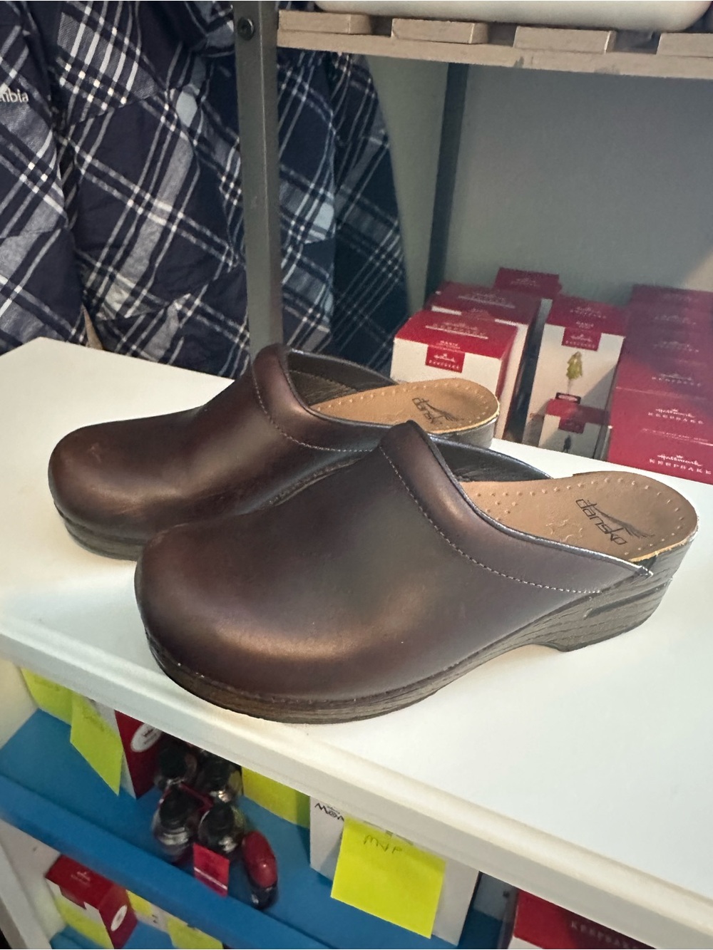 Dansko Brown Leather Clogs